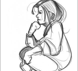 Woman thinking