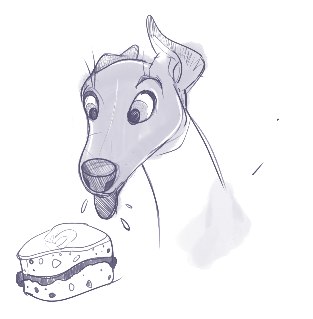 Hungry Whippet cartoon